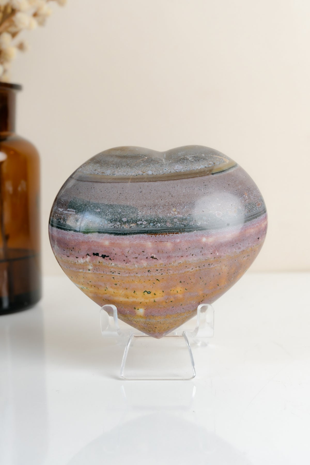 Ocean Jasper Heart