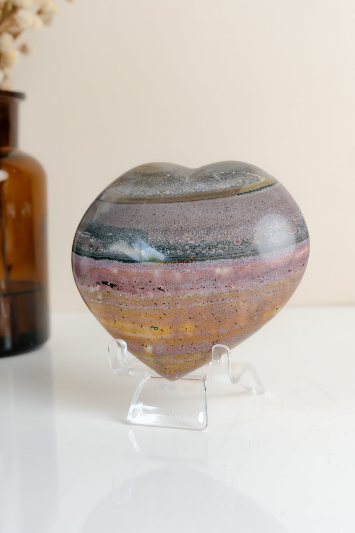 Ocean Jasper Heart