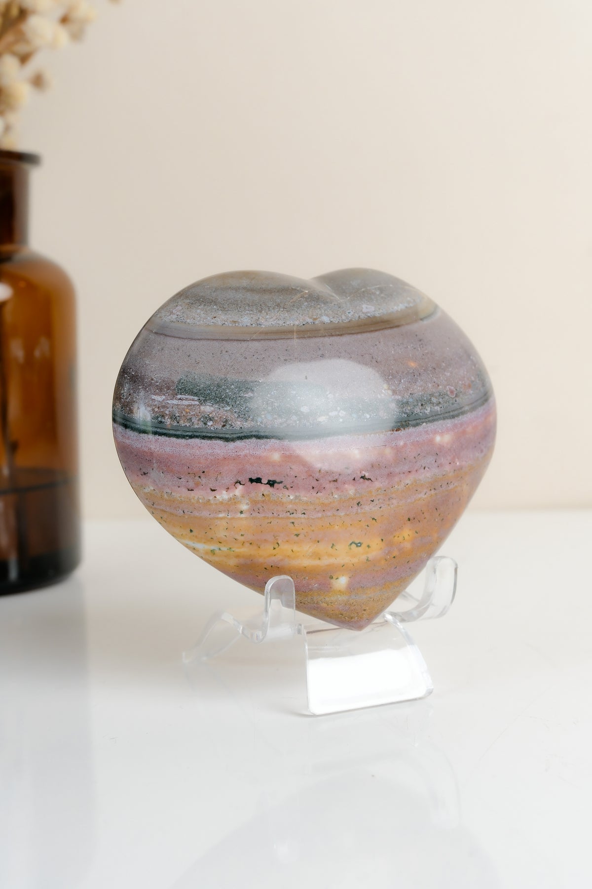 Ocean Jasper Heart