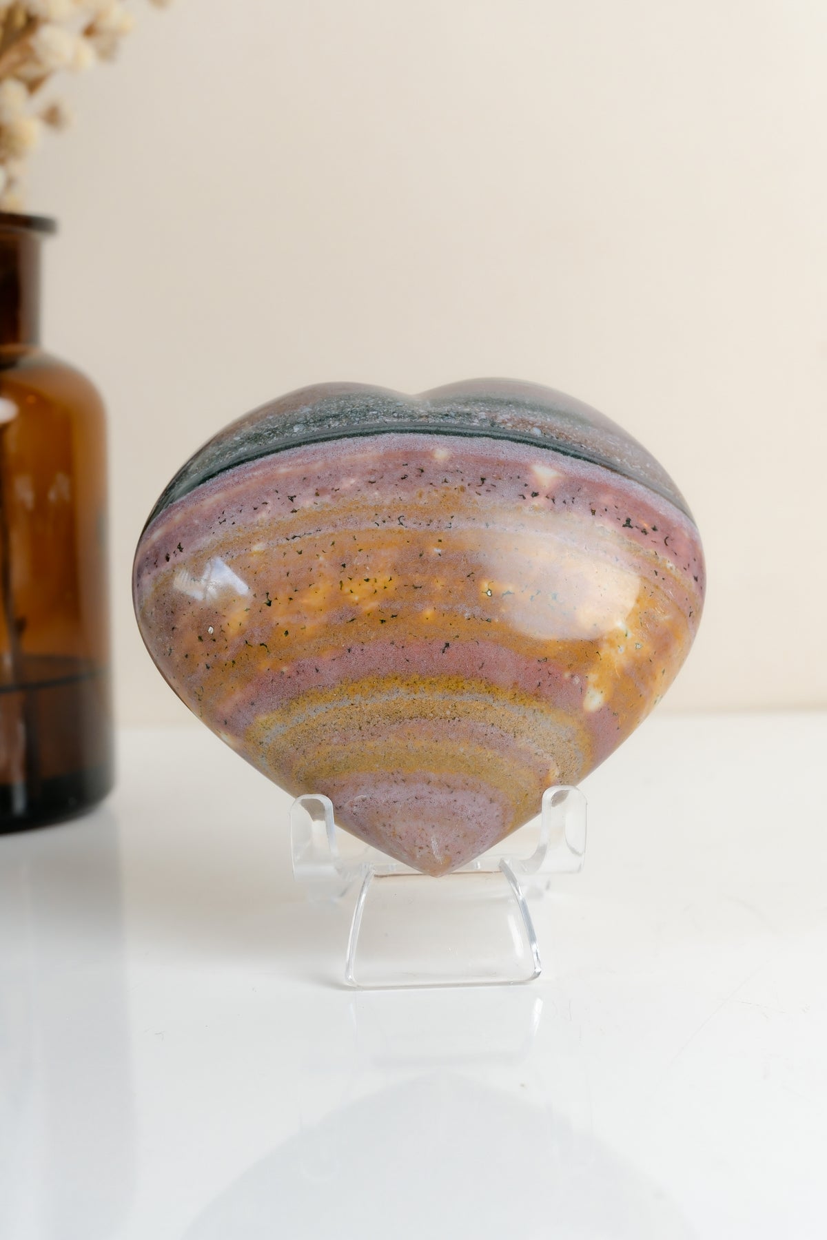 Ocean Jasper Heart