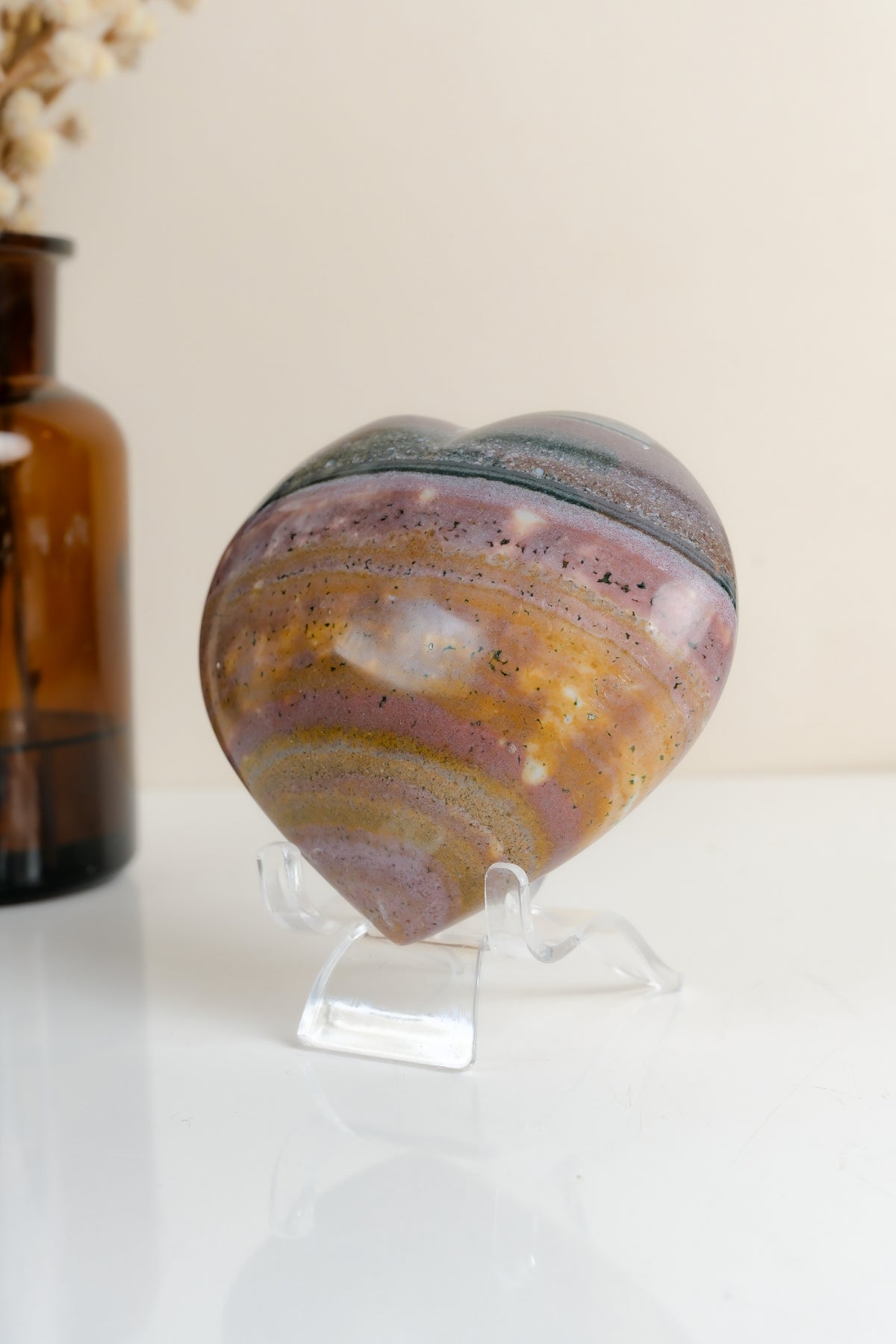 Ocean Jasper Heart