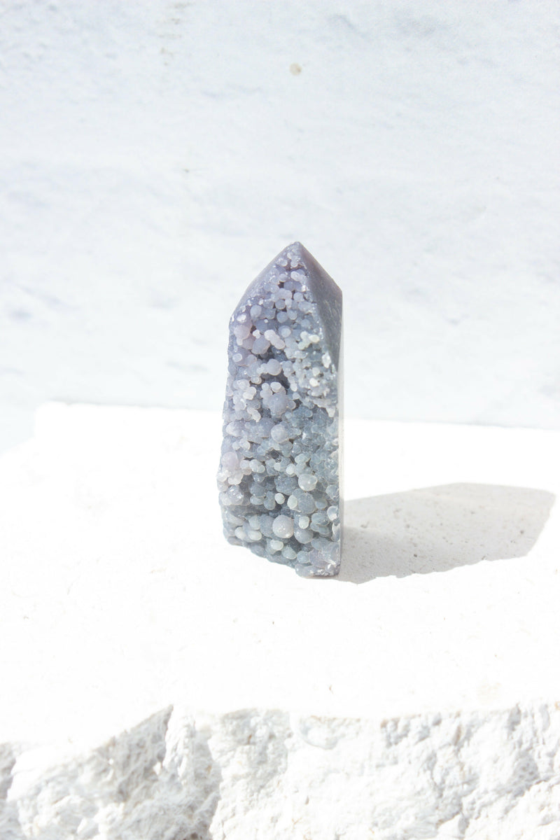 Grape Agate Tower | 03 Healing Crystal.