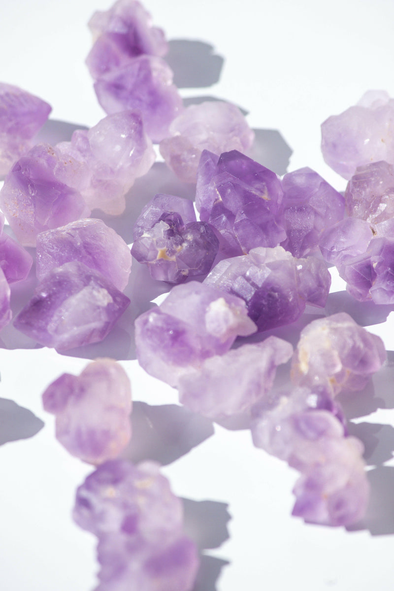 Popcorn/Elestial Amethyst Healing Crystal.