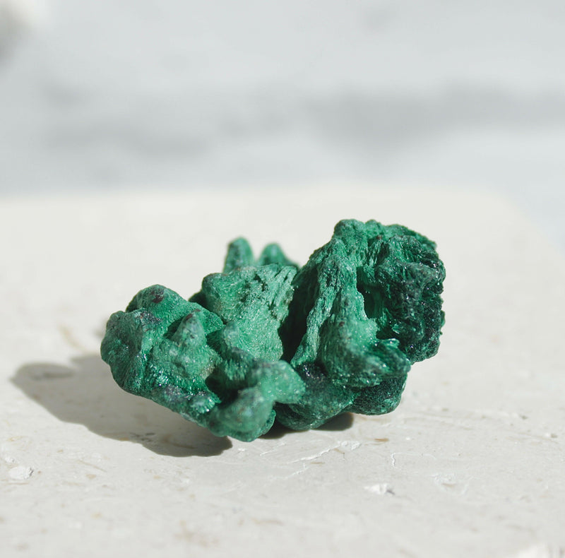 Malachite Velvet Specimen Healing Crystal.