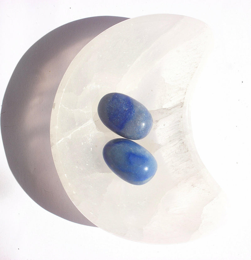 Blue Quartz Tumbles Healing Crystal.